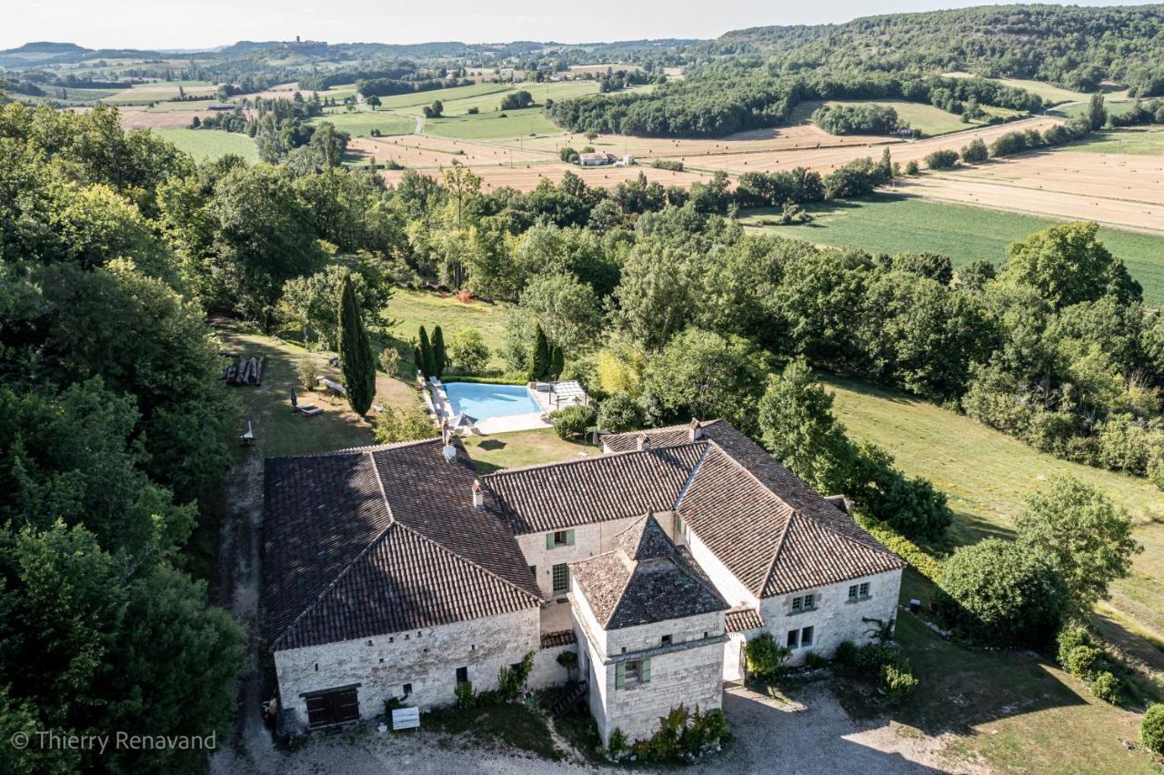Отель Manoir Le Moulinal47 - Vue Panoramique Курбиак Экстерьер фото