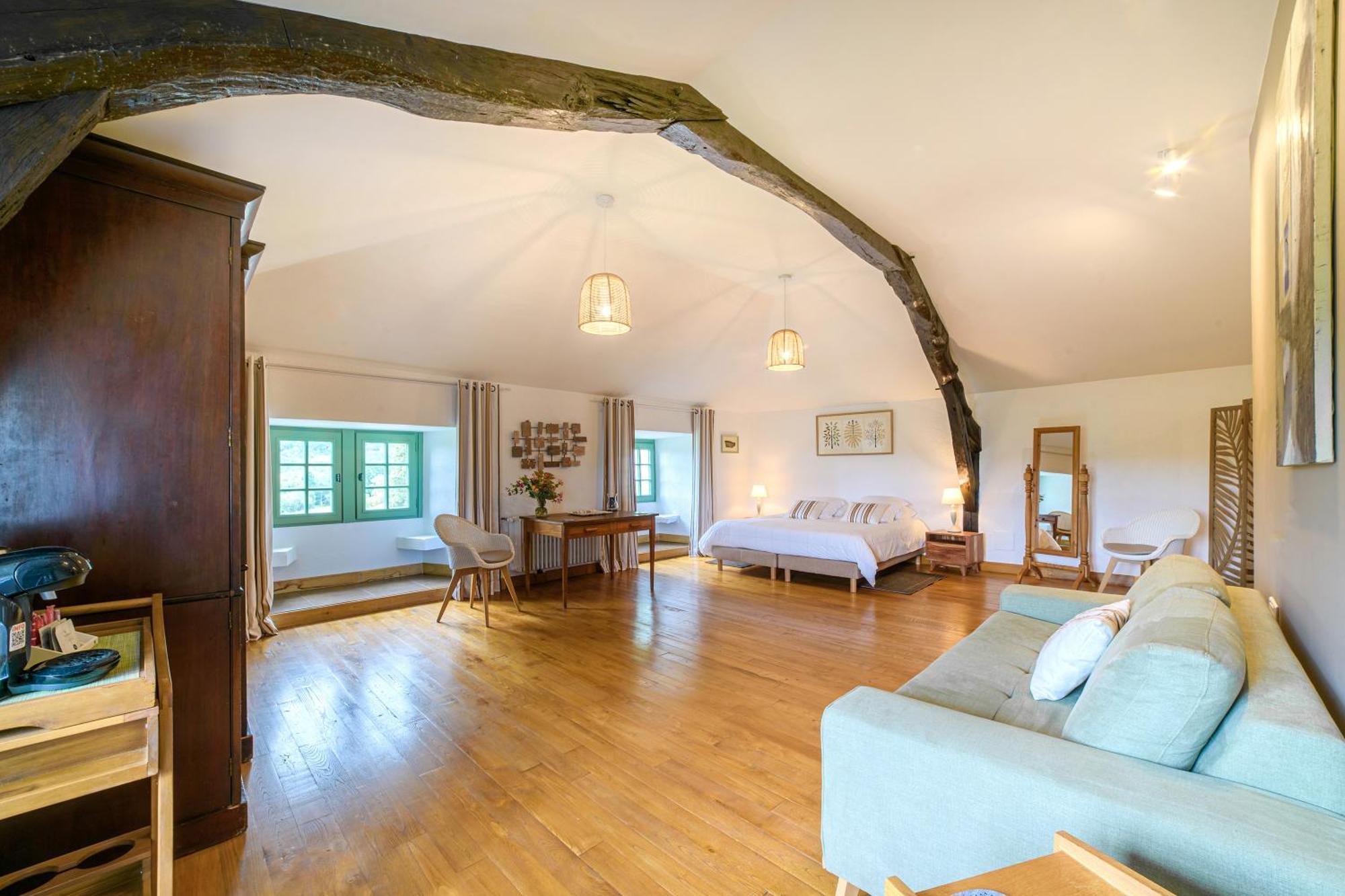 Отель Manoir Le Moulinal47 - Vue Panoramique Курбиак Экстерьер фото