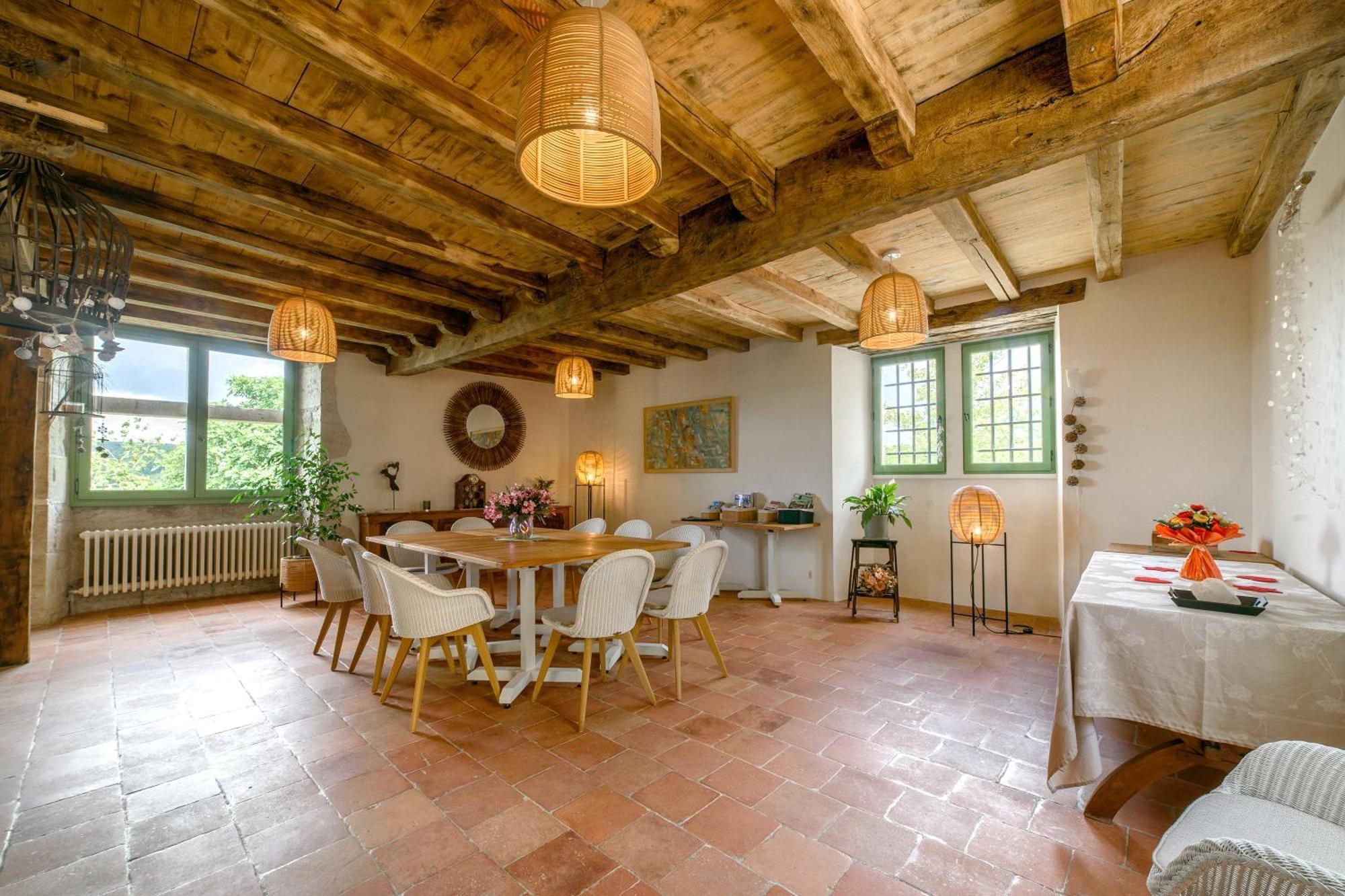 Отель Manoir Le Moulinal47 - Vue Panoramique Курбиак Экстерьер фото